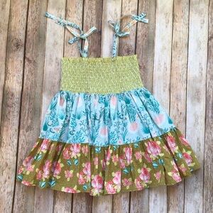 Wild Flowers Smocked Swan Top